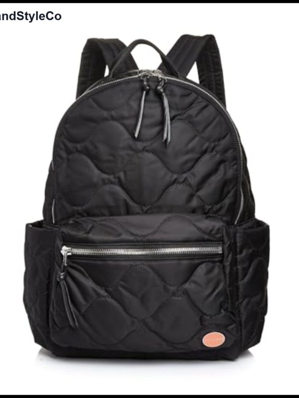 Wave Quilted Nylon Travel Backpack Daypack Laptop Trolley Sleeve